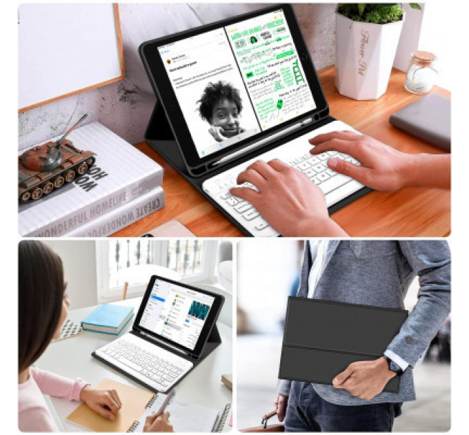 Чохол до планшета BeCover Keyboard Apple iPad 10.9" 2022 Black (711139)