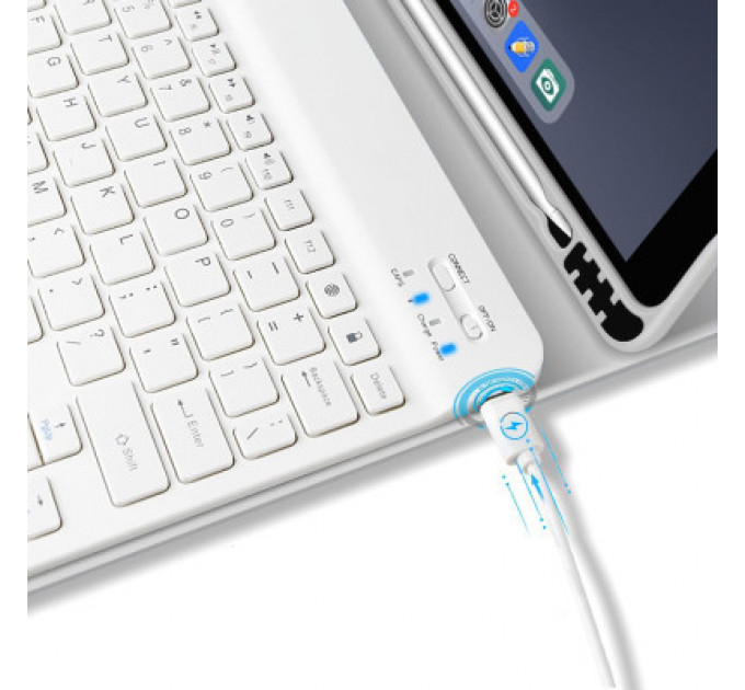 Чохол до планшета BeCover Keyboard Apple iPad 10.9" 2022 Gray (711140)