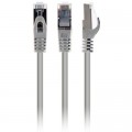 Cablexpert Патч-корд 3м S/FTP Cat 6A CU LSZH gray Cablexpert (PP6A-LSZHCU-3M)