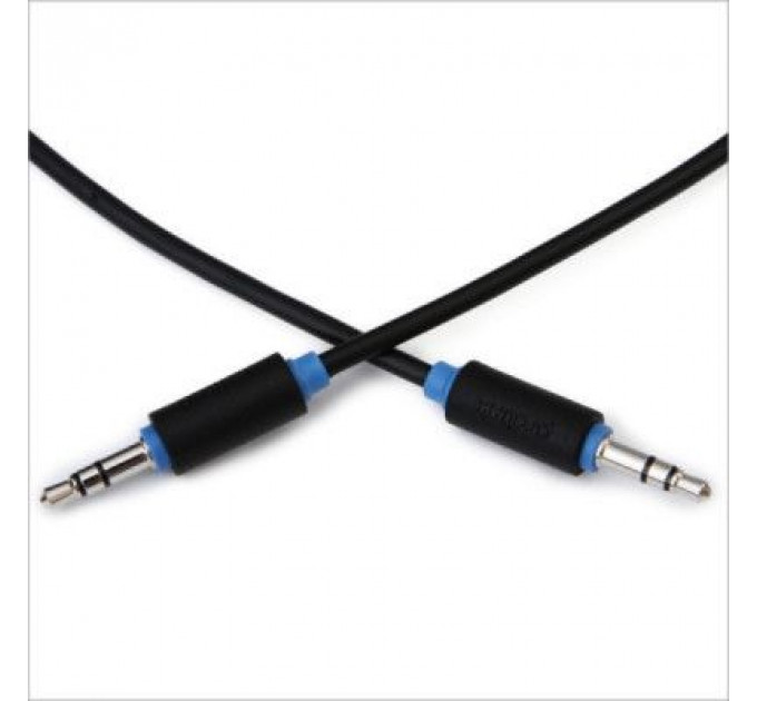 Кабель мультимедійний Jack 3.5mm папа/Jack 3.5mm папа 0.5m Prolink (PB105-0050)