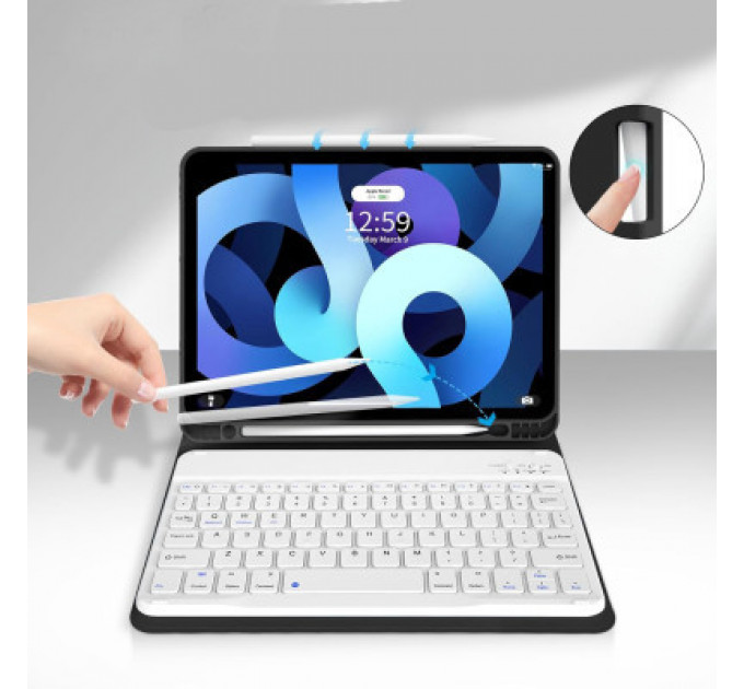 Чохол до планшета BeCover Keyboard Apple iPad Air (4/5) 2020/2022 10.9" Black (711144)