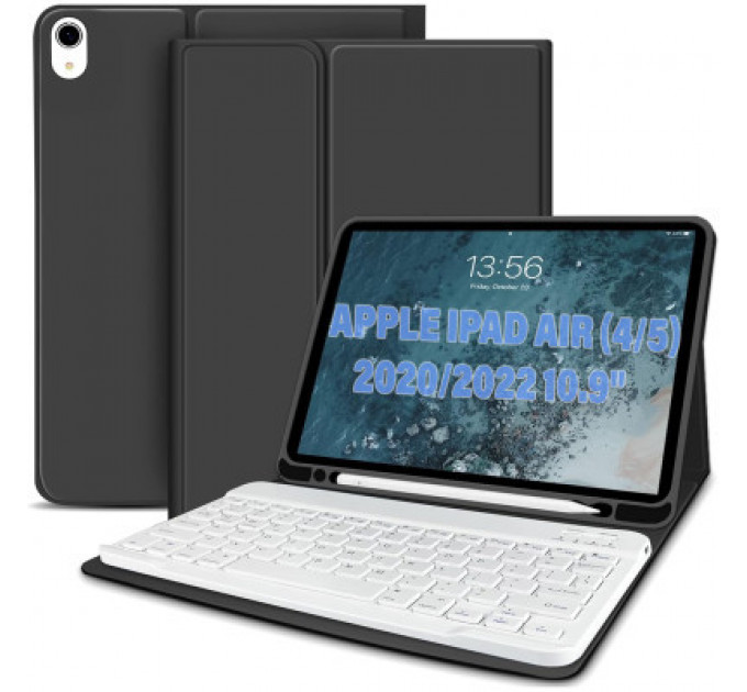 Чохол до планшета BeCover Keyboard Apple iPad Air (4/5) 2020/2022 10.9" Black (711144)