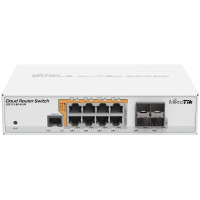 Комутатор мережевий Mikrotik CRS112-8P-4S-IN