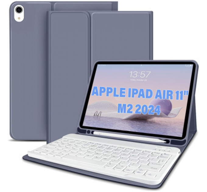 Чохол до планшета BeCover Keyboard Apple iPad Air 11" M2 2024 Purple (711399)