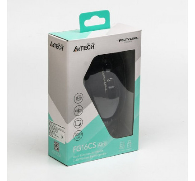 Мишка A4Tech FG16CS Air2 Wireless Black (4711421998468)