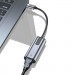 Vention Перехідник USB3.1 Type-C to Ethernet RJ45 1000Mb Aluminum black Vention (CFNHB)