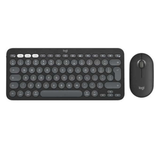 Комплект Logitech Pebble 2 for Mac Wireless UA Graphite (920-012244)