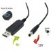 Dynamode Кабель живлення USB 2.0 AM to DC 5.5 х 2.1 mm 1.0m 5V to 12V Dynamode (DM-USB-DC-5.5x2.1-12V)