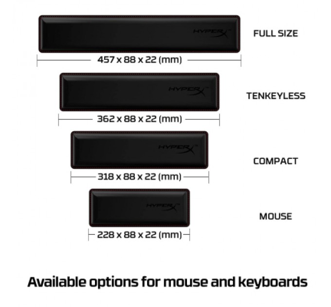 Підставка під зап'ястя HyperX Wrist Rest Mouse (4Z7X2AA)
