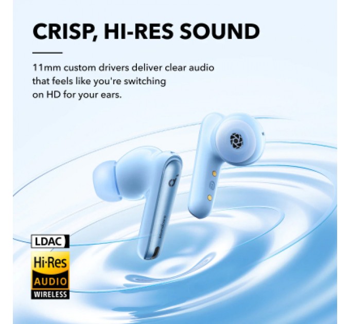 Навушники Anker SoundСore Liberty 4 NC Light Blue (A3947G61)