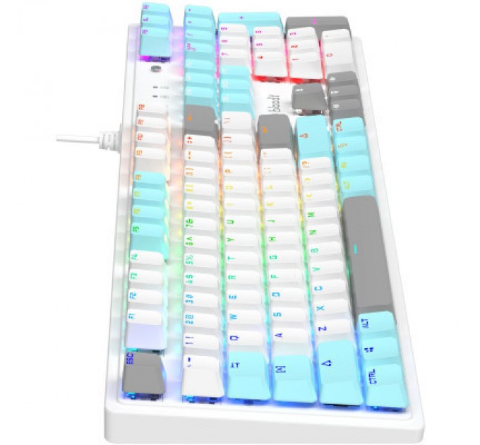 Клавіатура A4Tech Bloody S510R RGB BLMS Switch Red USB Icy White (Bloody S510R Icy White)
