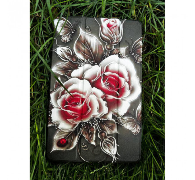Чохол до планшета BeCover Smart Case Samsung Tab A9 SM-X115 8.7" Black Rose (711266)