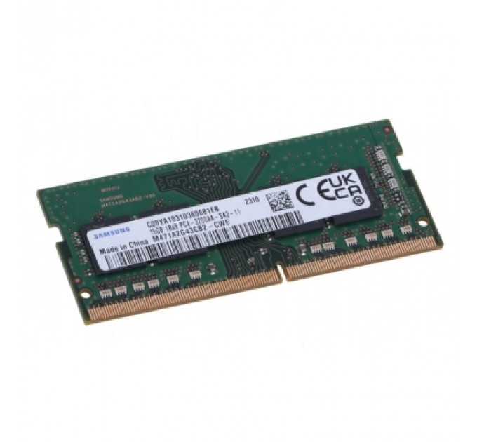 Модуль пам'яті для ноутбука SoDIMM DDR4 16GB 3200 MHz Samsung (M471A2G43CB2-CWE)