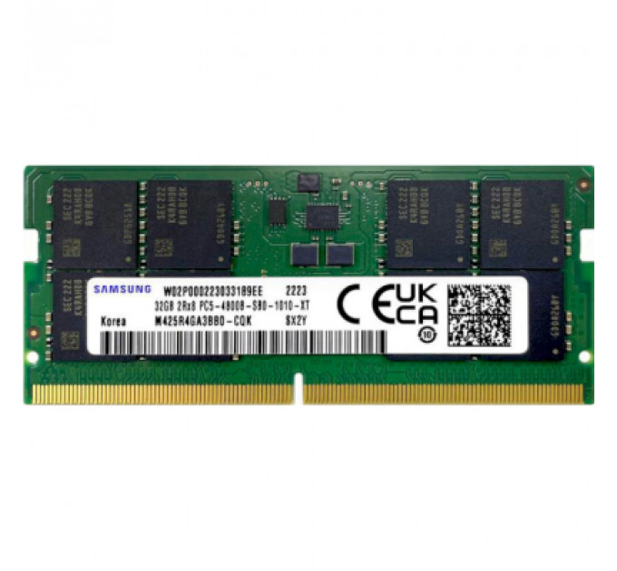Модуль пам'яті для ноутбука SoDIMM DDR5 32GB 4800 MHz Samsung (M425R4GA3BB0-CQKOD)