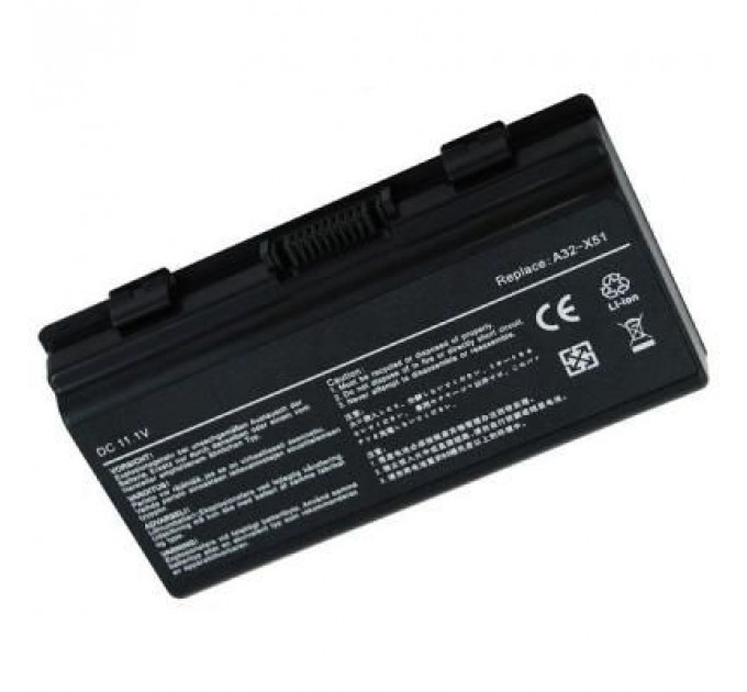 Акумулятор до ноутбука ASUS X51H (A32-T12, AS5151LH) 11.1V 5200mAh PowerPlant (NB00000011)