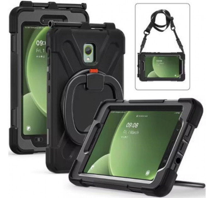 Чохол до планшета BeCover Heavy Duty Case With Stand Holder Samsung Galaxy Tab Active 5 SM-X306B 8" Black (710950)