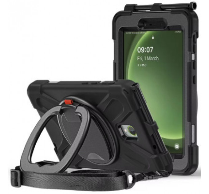 Чохол до планшета BeCover Heavy Duty Case With Stand Holder Samsung Galaxy Tab Active 5 SM-X306B 8" Black (710950)