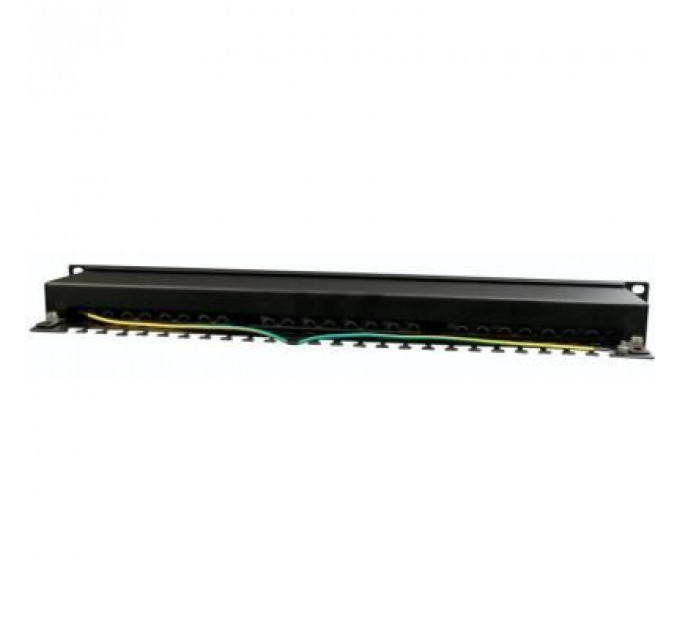 Патч-панель 19" 24xRJ-45 FTP cat.5е, 1U, тип 110 Cablexpert (NPP-C524-002)