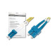 Digitus Оптичний патчкорд Digitus LC/UPC-SC/UPC,9/125,OS2,duplex,1m (DK-2932-01)