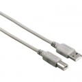 Hama Кабель для принтера USB 2.0 AM/BM 1.5m Hama (00200900)