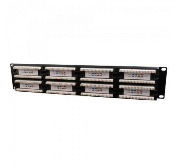 Патч-панель 19" 48xRJ-45 UTP cat.5е, 2U, тип 110 Cablexpert (NPP-C548CM-001)