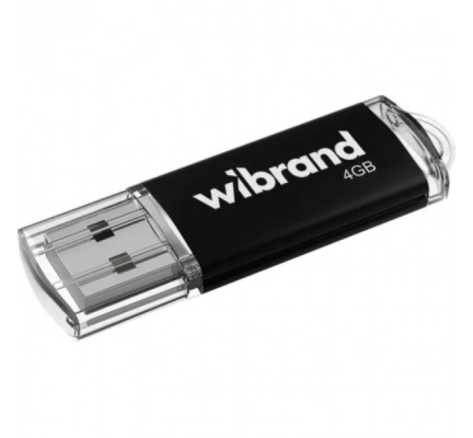 USB флеш накопичувач Wibrand 4GB Cougar BlackUSB 2.0 (WI2.0/CU4P1B)