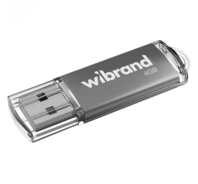 USB флеш накопичувач Wibrand 4GB Cougar Silver USB 2.0 (WI2.0/CU4P1S)