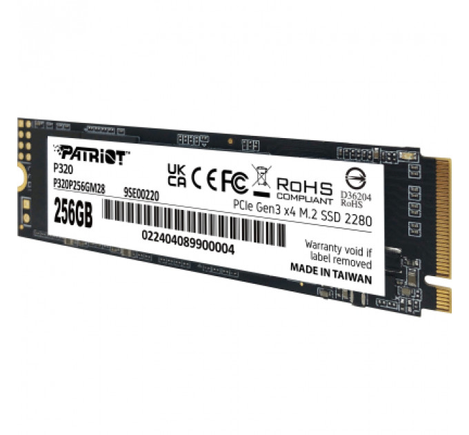 Накопичувач SSD M.2 2280 256GB Patriot (P320P256GM28)