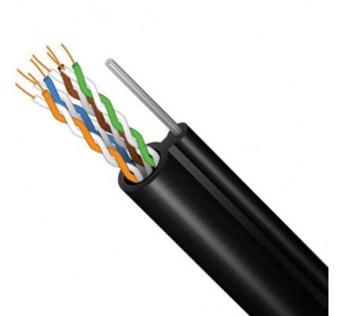 FinMark Кабель мережевий FinMark UTP CAT5e 4P 24AWG PE-M B 305m Drum, внешний, проволка 1,2мм (049317)