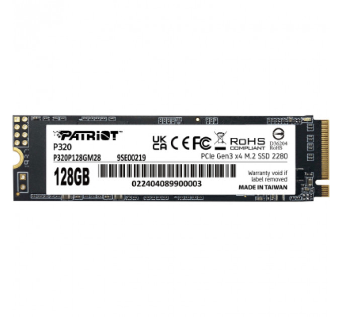 Накопичувач SSD M.2 2280 128GB Patriot (P320P128GM28)