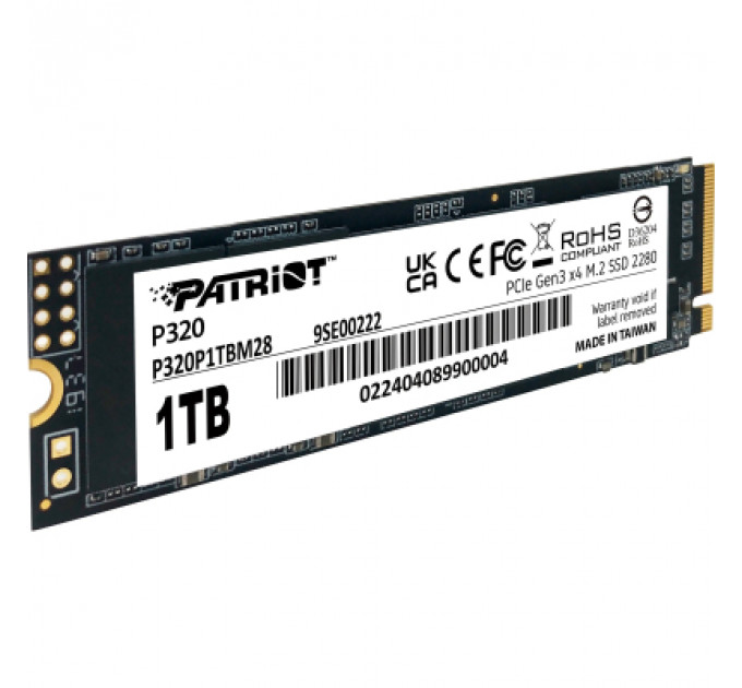 Накопичувач SSD M.2 2280 1TB Patriot (P320P1TBM28)