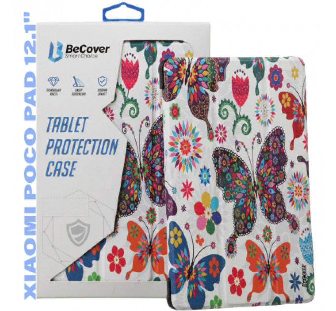 Чохол до планшета BeCover Smart Case Xiaomi Poco Pad 12.1" Butterfly (711567)