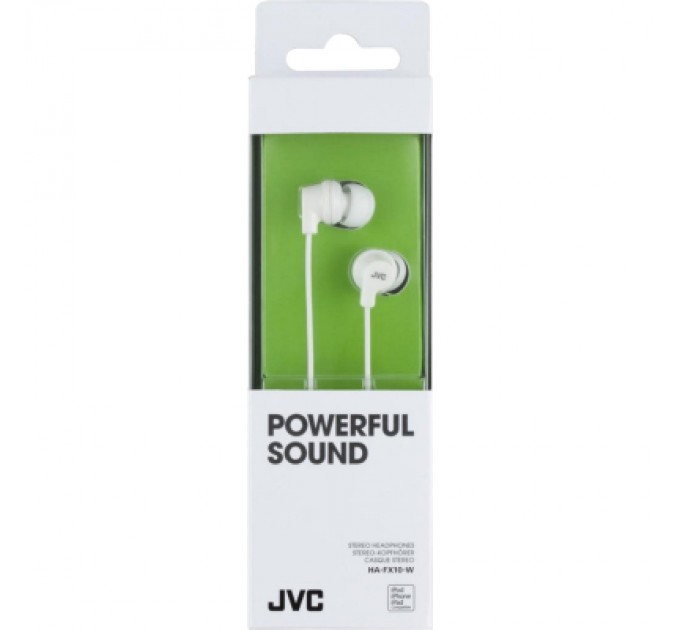 JVC Навушники JVC HA-FX10 White (HA-FX10-W-EF)