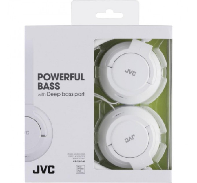 JVC Навушники JVC HA-S180 White (HA-S180-W-EF)