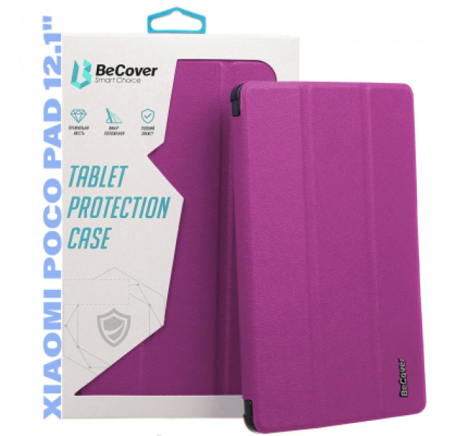 Чохол до планшета BeCover Smart Case Xiaomi Poco Pad 12.1" Purple (711559)