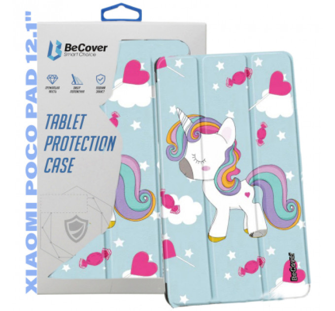 Чохол до планшета BeCover Smart Case Xiaomi Poco Pad 12.1" Unicorn (711576)