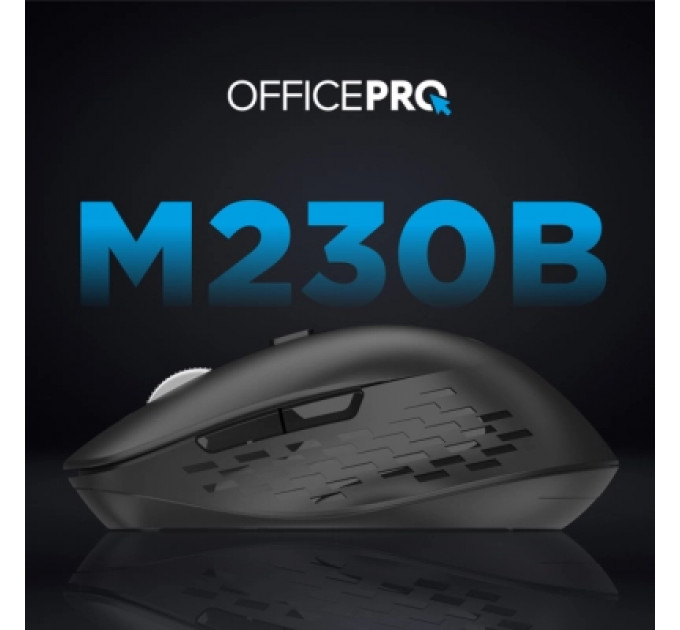 Мишка OfficePro M230B Silent Click Wireless/Bluetooth Black (M230B)