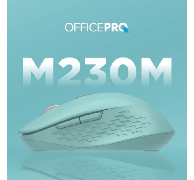 Мишка OfficePro M230M Silent Click Wireless/Bluetooth Mint (M230M)