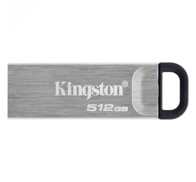 USB флеш накопичувач Kingston 512GB DataTraveler Kyson Silver/Black USB 3.2 (DTKN/512GB)