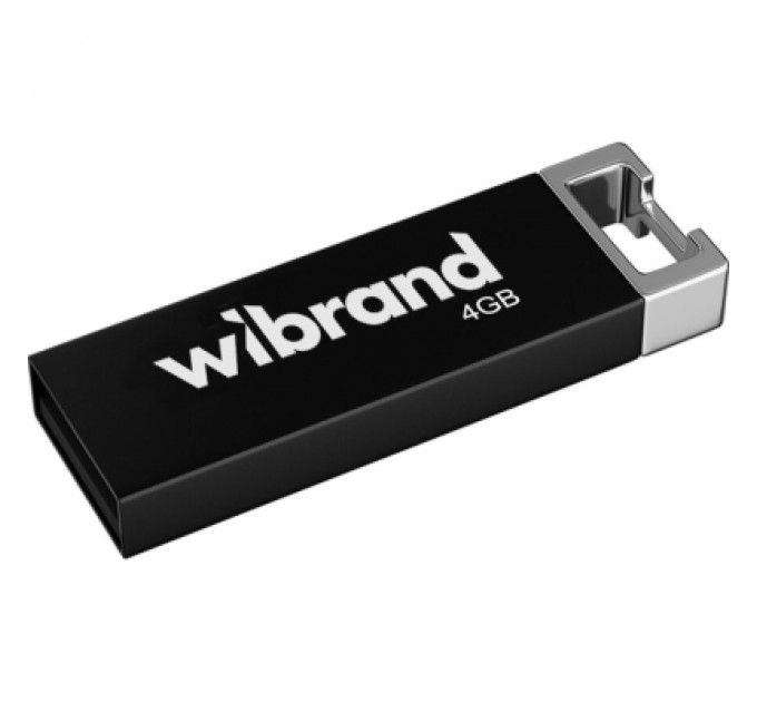 USB флеш накопичувач Wibrand 4GB Chameleon Black USB 2.0 (WI2.0/CH4U6B)