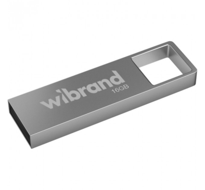 USB флеш накопичувач Wibrand 16GB Shark Silver USB 2.0 (WI2.0/SH16U4S)