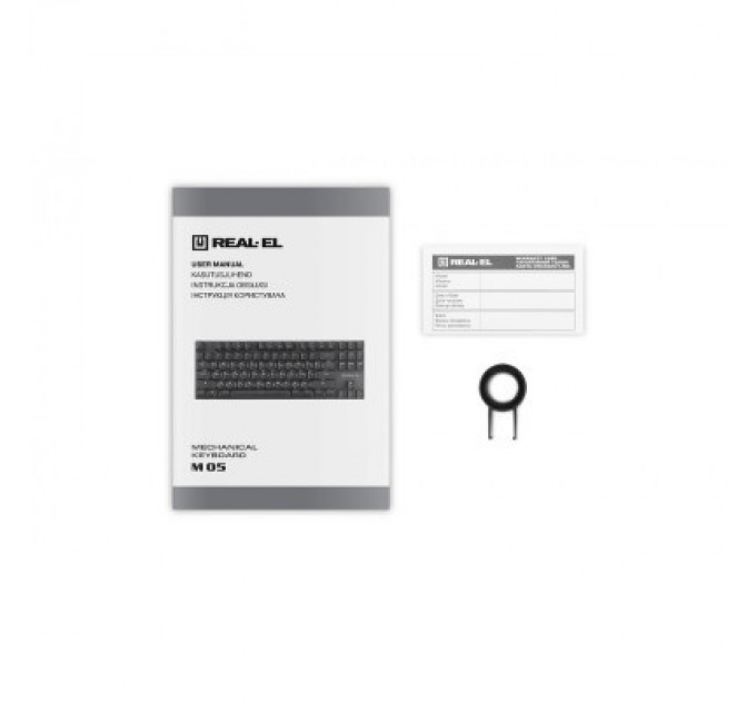 REAL-EL Клавіатура REAL-EL M 05 Grey