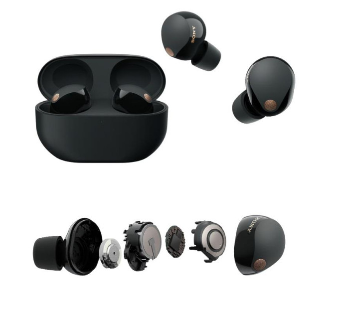 Sony Навушники Sony WF-1000XM5 Black (WF1000XM5B.CE7)