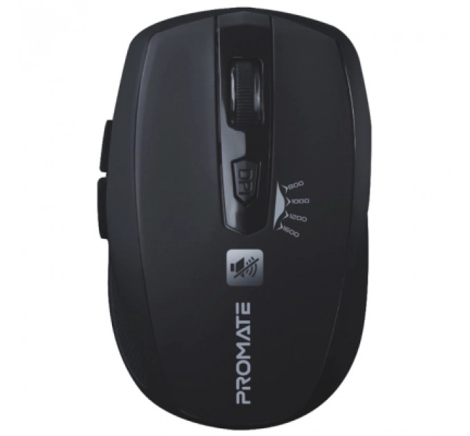 Мишка Promate Breeze Wireless Black (breeze.black)