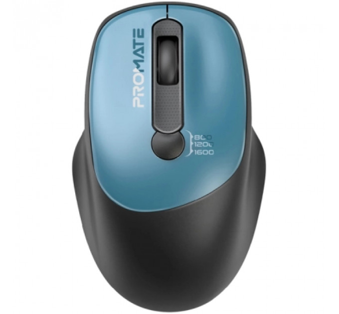 Мишка Promate UniGlide Wireless Blue (uniglide.blue)