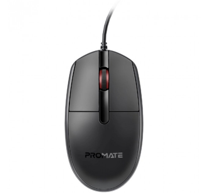 Мишка Promate CM-1200 USB Black (cm-1200.black)