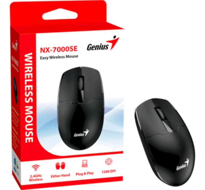 Мишка Genius NX-7000SE Wireless Black (31030032400)