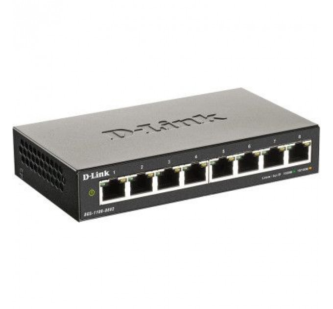 Комутатор мережевий D-Link DGS-1100-08V2