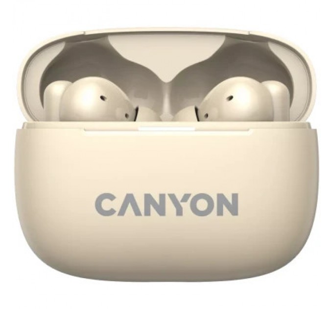 Canyon Навушники Canyon TWS-10 OnGo ANC ENC Beige (CNS-TWS10BG)