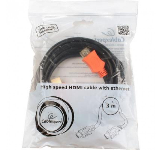 Кабель мультимедійний HDMI to HDMI 3.0m Cablexpert (CC-HDMI4L-10)